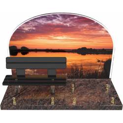 Lac au crépuscule