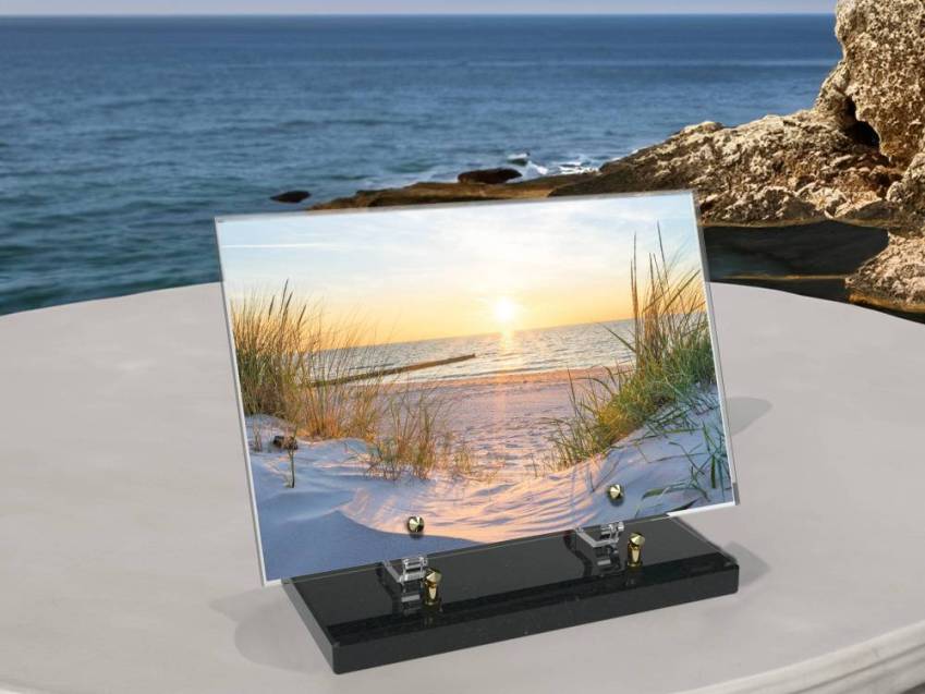 Romantic Rectangular Plexiglas Plaque.