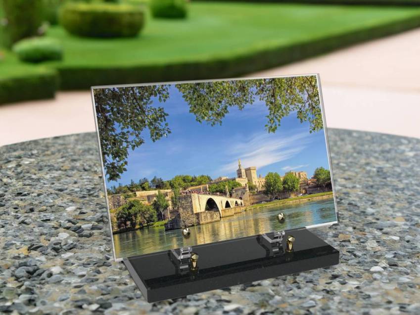 Rectangular Plexiglas Souvenir Plaque.