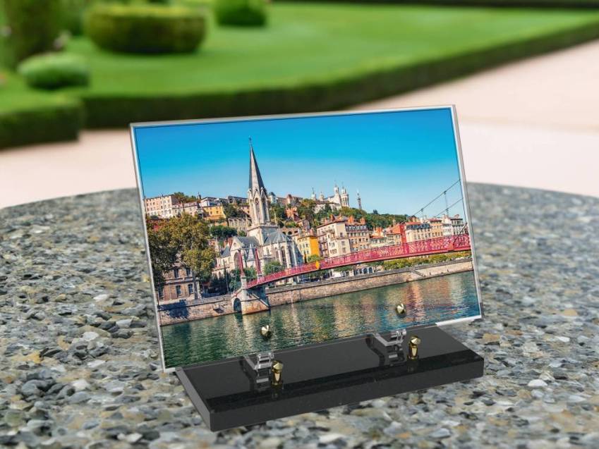 Idyllic Rectangular Plexiglas Plaque.