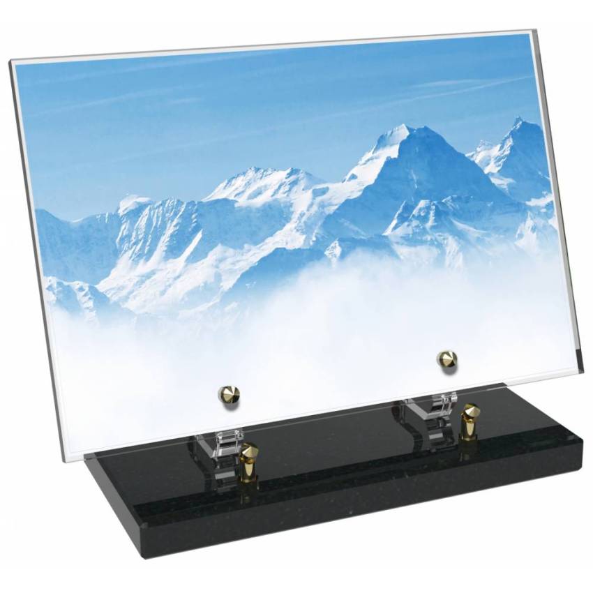 Plaque Plexiglas Rectangle passion montagne