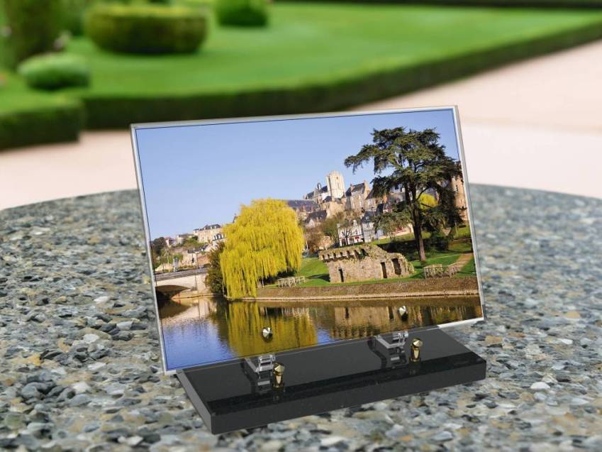 Rectangular Plexiglas Passion Plaque.