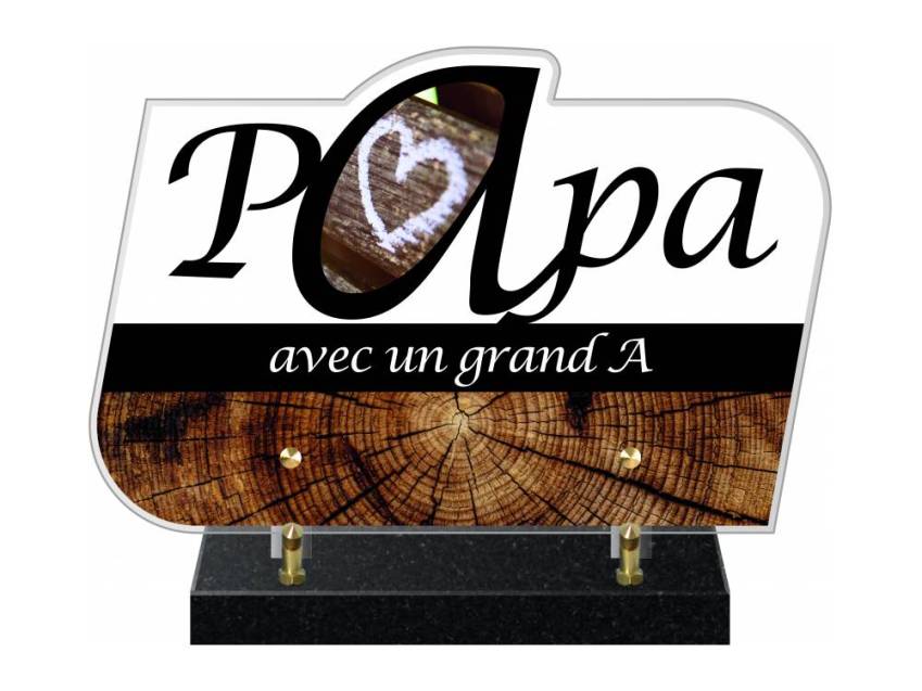 Plaque Plexiglas contemporaine romanesque