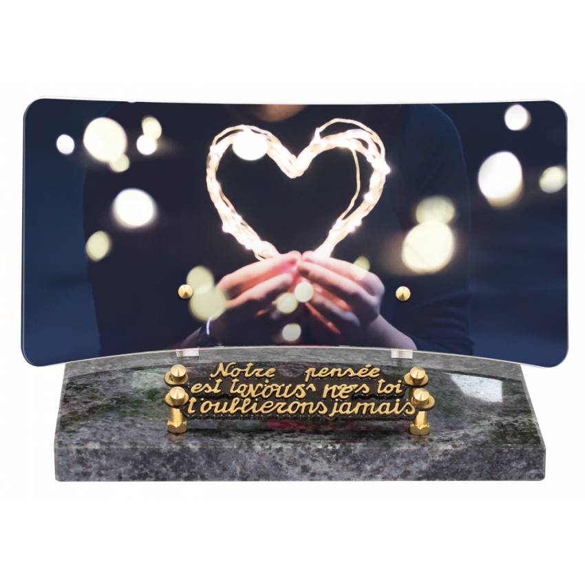 Basalt mortuary plaque