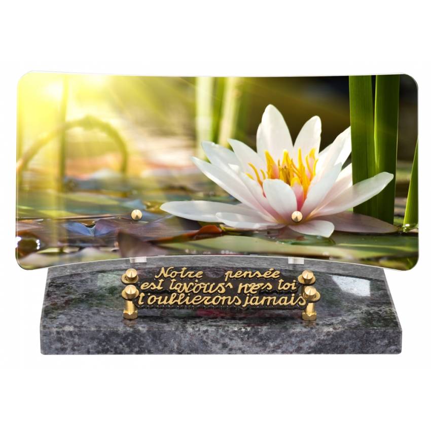 Basalt mortuary plaque