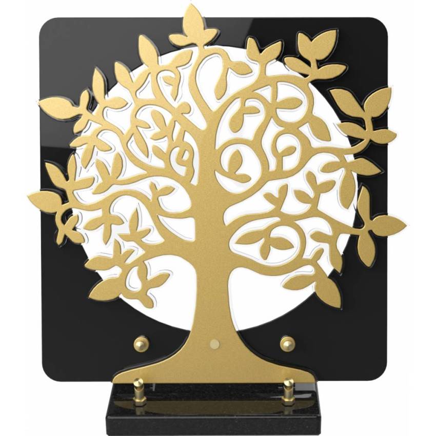 Galaxia funeral plaque