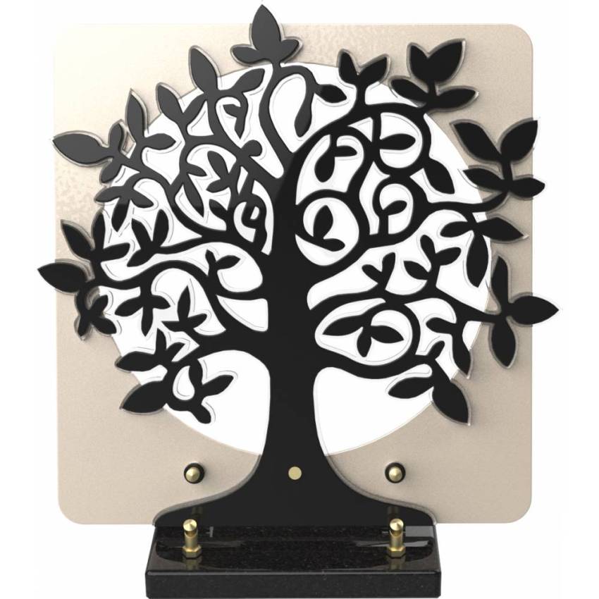 Galaxia funeral plaque