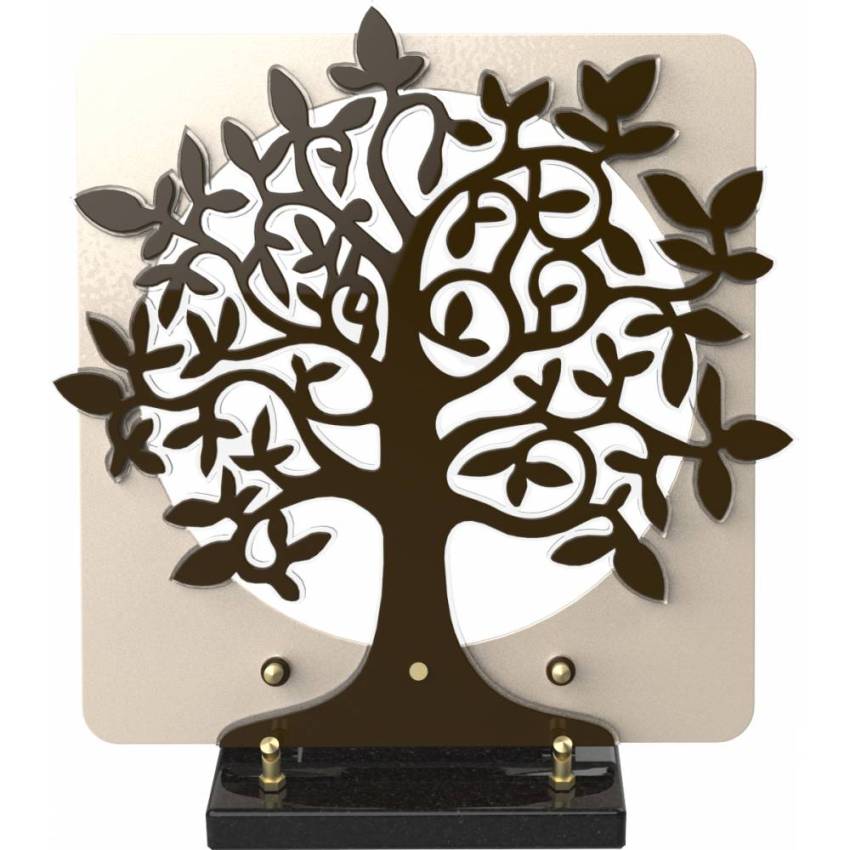 Galaxia funeral plaque