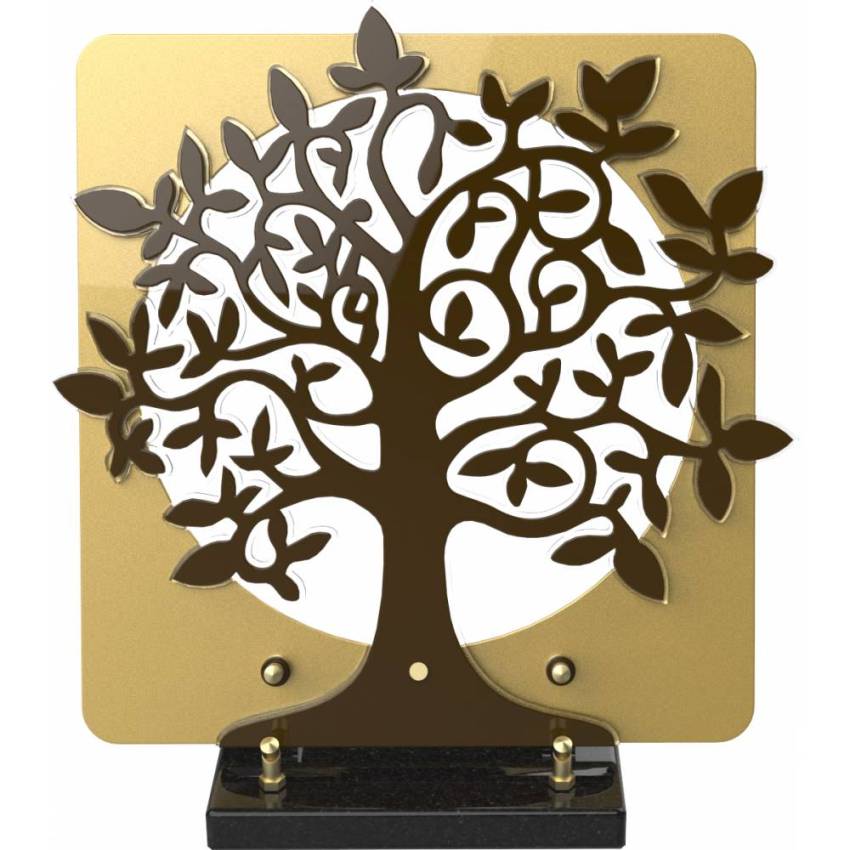 Galaxia funeral plaque