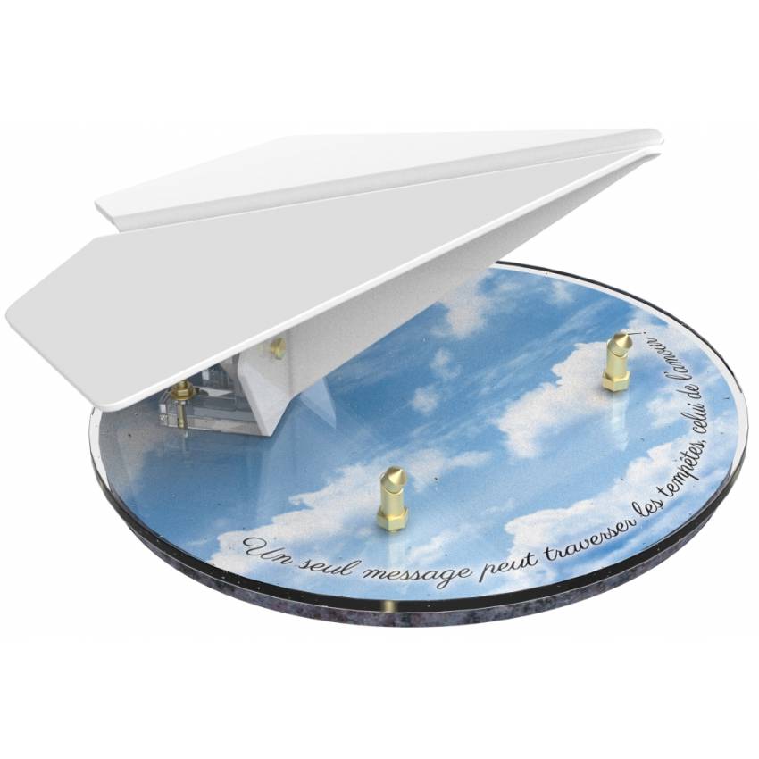 Solflorix funeral plaque