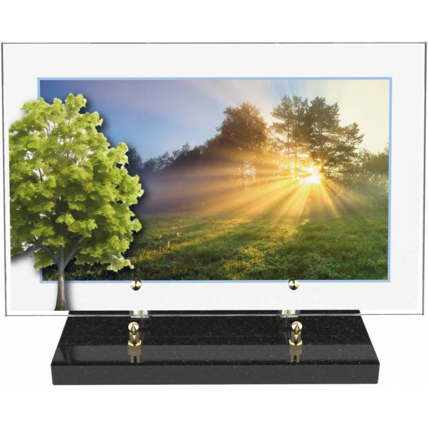 Friggium funeral plaque