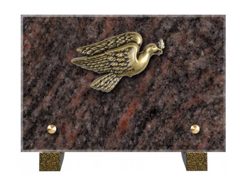 Plaque Granit Rectangle souvenir