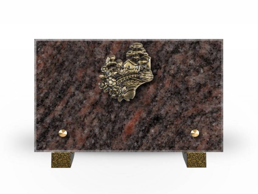 Plaque Granit Rectangle souvenir