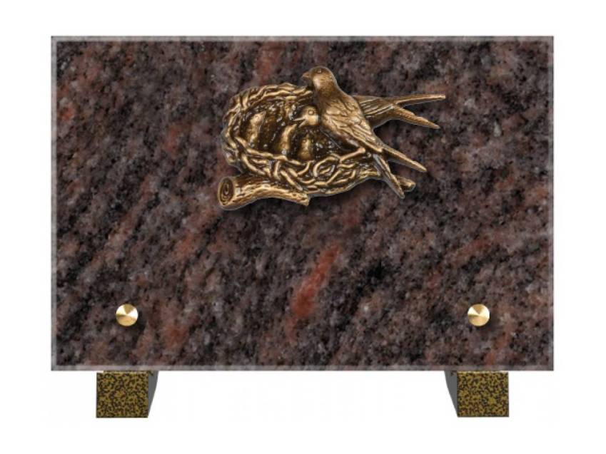 Plaque Granit Rectangle souvenir