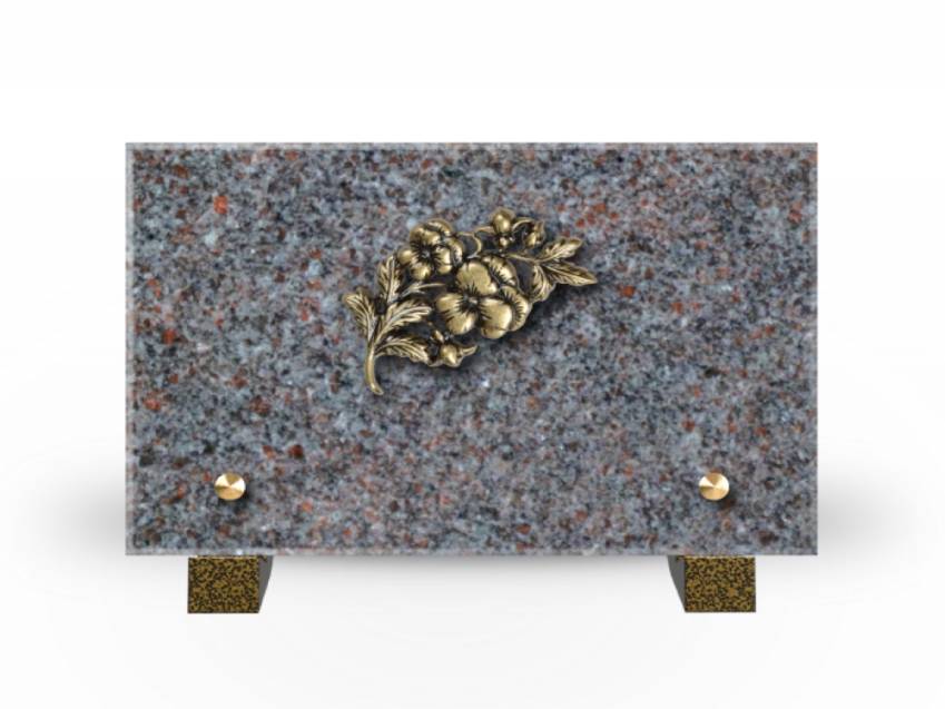 Plaque Granit Rectangle souvenir