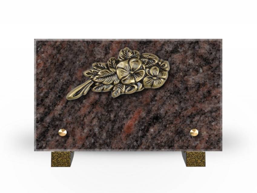 Plaque Granit Rectangle souvenir