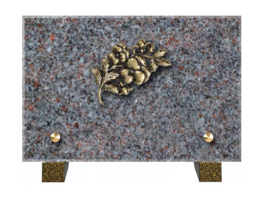 Plaque Granit Rectangle souvenir