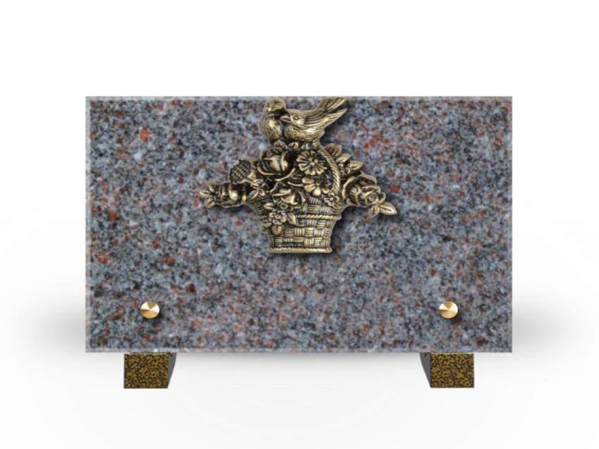 Plaque Granit Rectangle souvenir