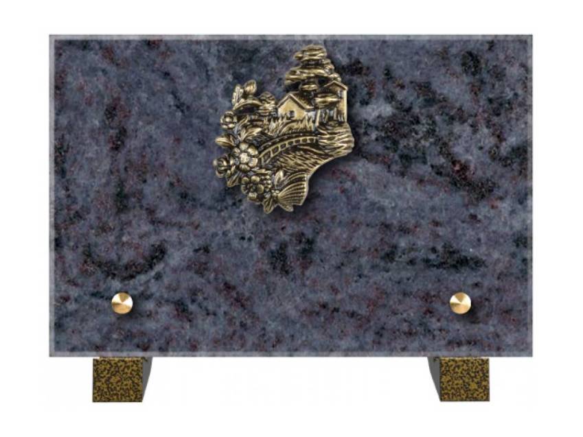 Plaque Granit Rectangle souvenir