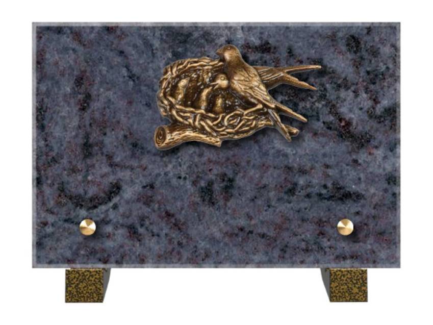 Plaque Granit Rectangle souvenir