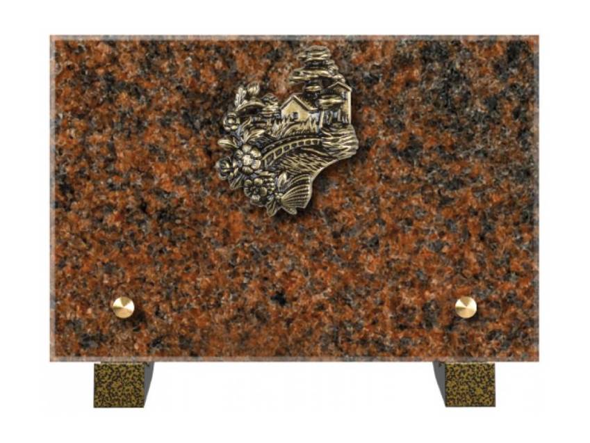 Plaque Granit Rectangle souvenir