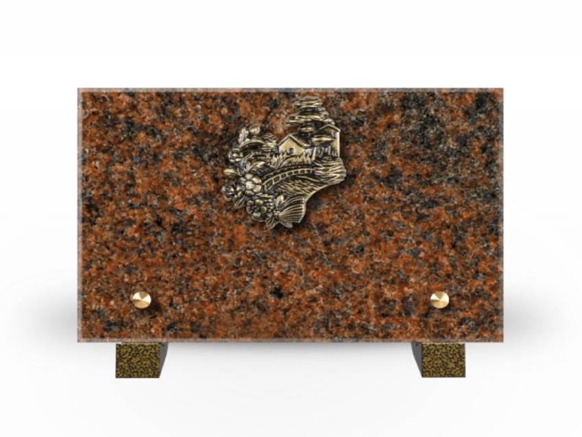 Plaque Granit Rectangle souvenir