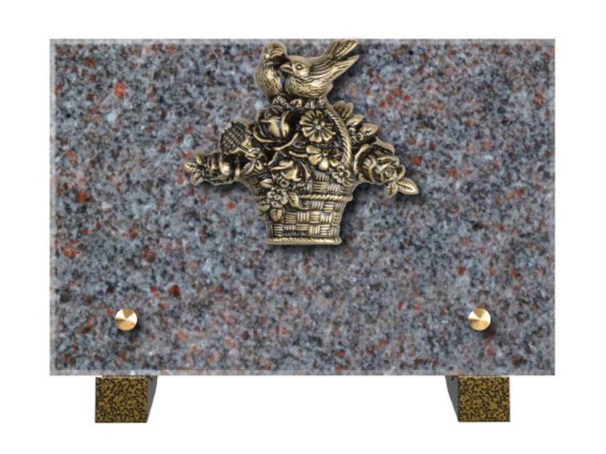 Plaque Granit Rectangle souvenir