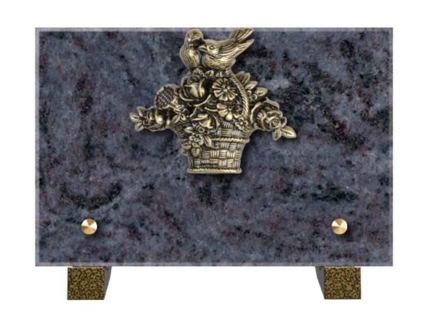 Plaque Granit Rectangle souvenir