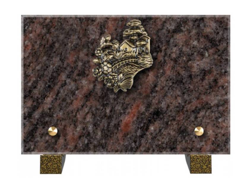 Plaque Granit Rectangle souvenir