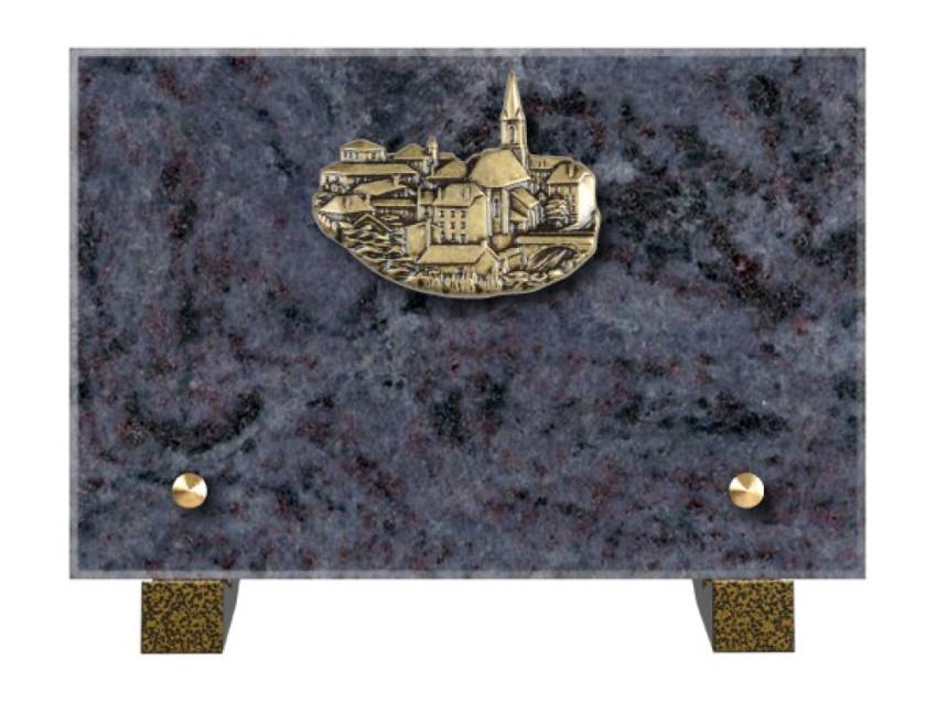 Plaque Granit Rectangle souvenir