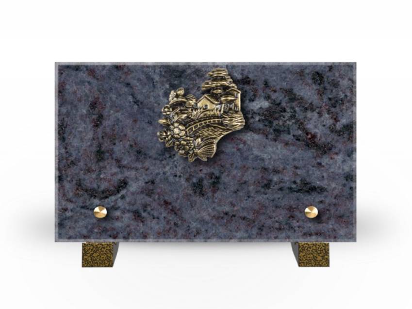 Plaque Granit Rectangle souvenir