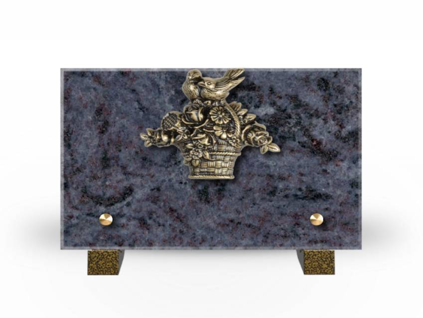 Plaque Granit Rectangle souvenir