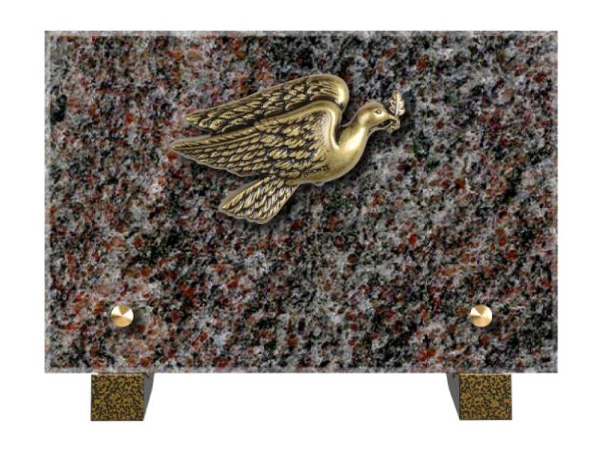 Plaque Granit Rectangle souvenir