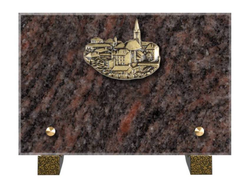 Plaque Granit Rectangle souvenir