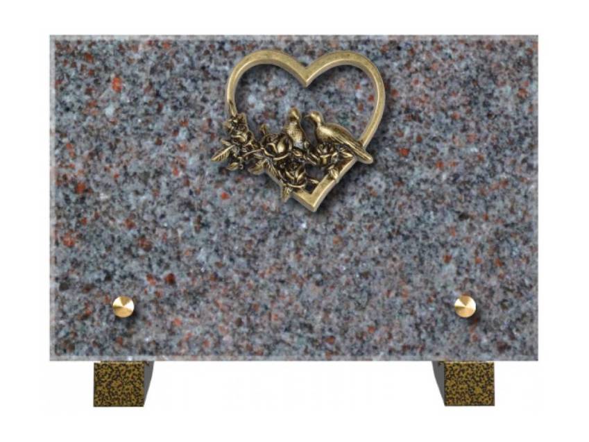 Plaque Granit Rectangle souvenir