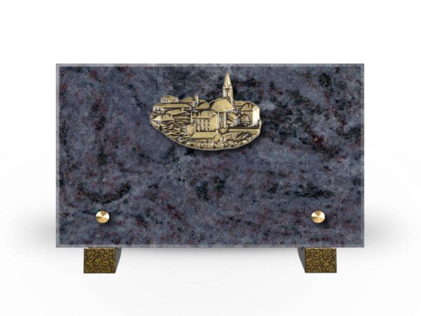 Plaque Granit Rectangle souvenir