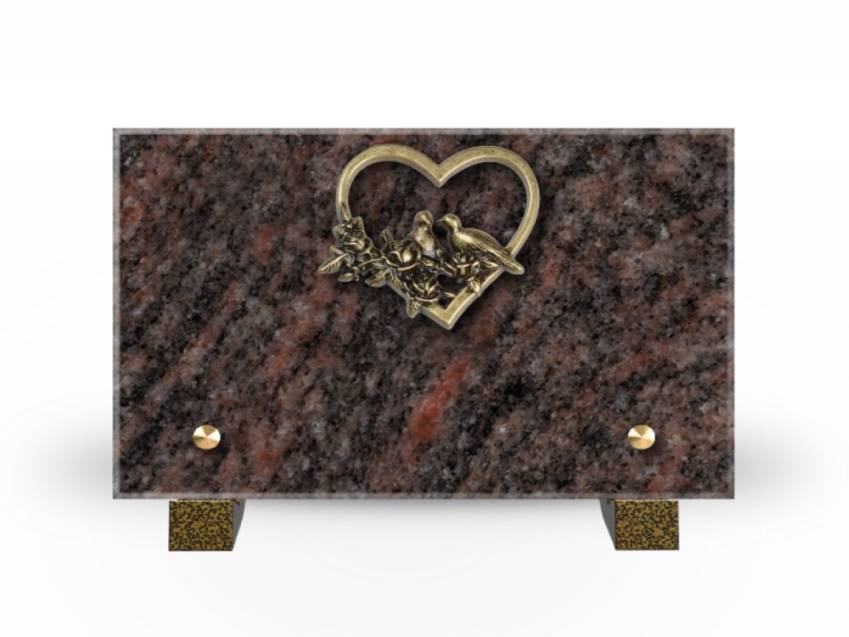 Plaque Granit Rectangle souvenir