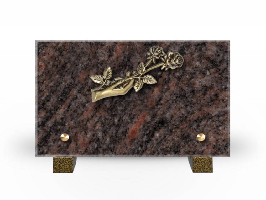 Plaque Granit Rectangle souvenir