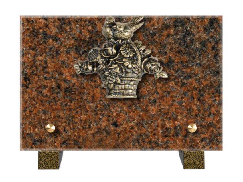 Plaque Granit Rectangle souvenir