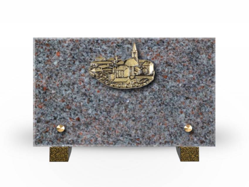 Plaque Granit Rectangle souvenir