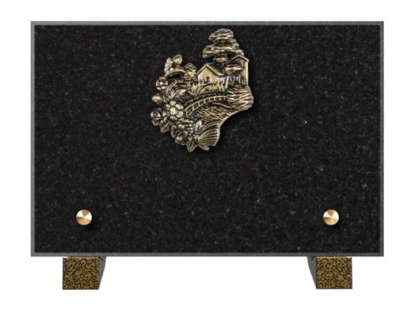 Plaque Granit Rectangle souvenir