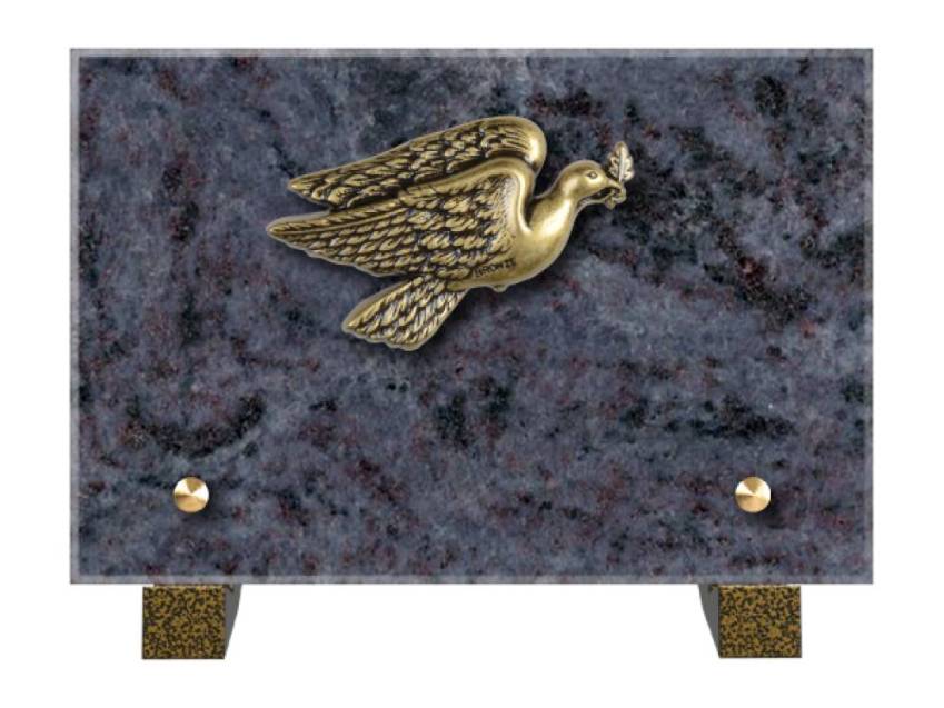 Plaque Granit Rectangle souvenir