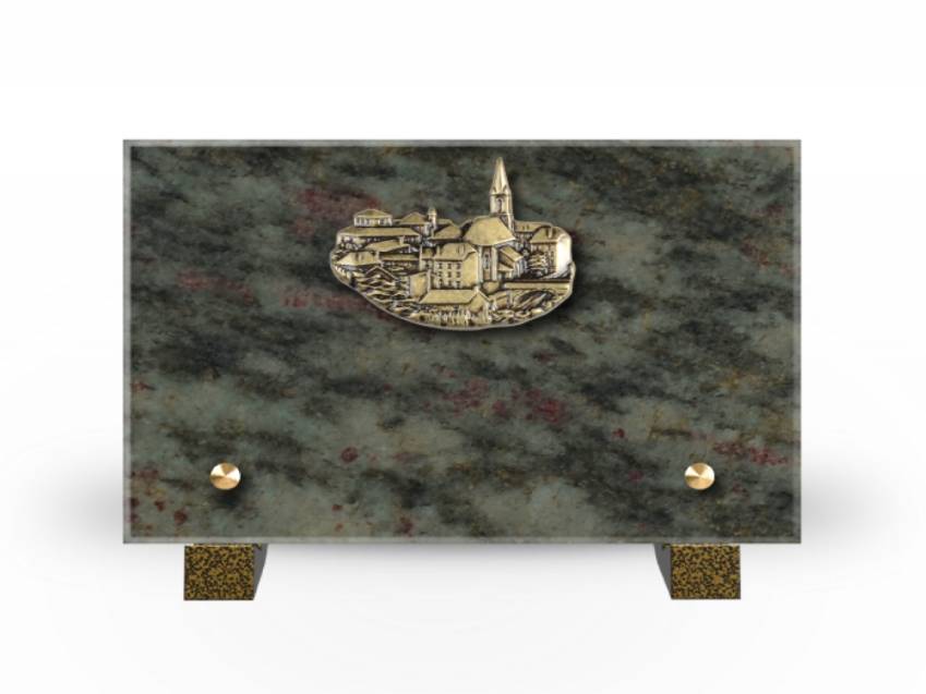 Plaque Granit Rectangle souvenir