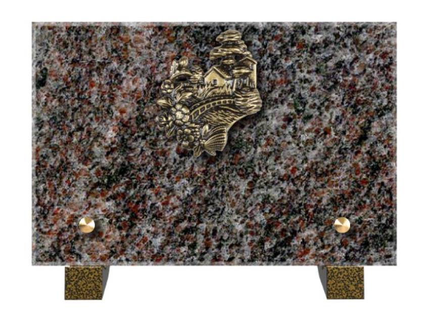 Plaque Granit Rectangle souvenir