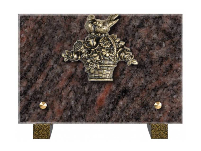 Plaque Granit Rectangle souvenir