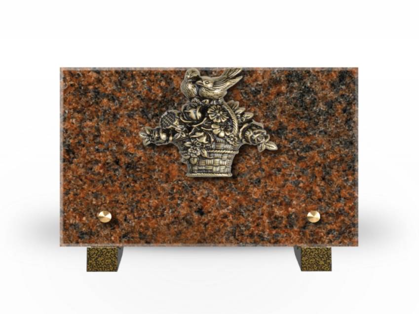 Plaque Granit Rectangle souvenir