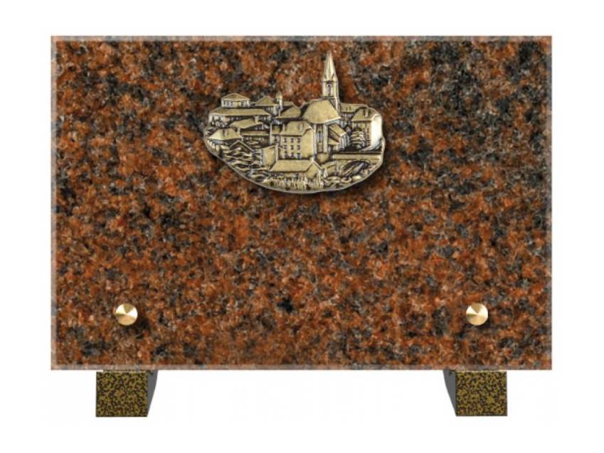 Plaque Granit Rectangle souvenir