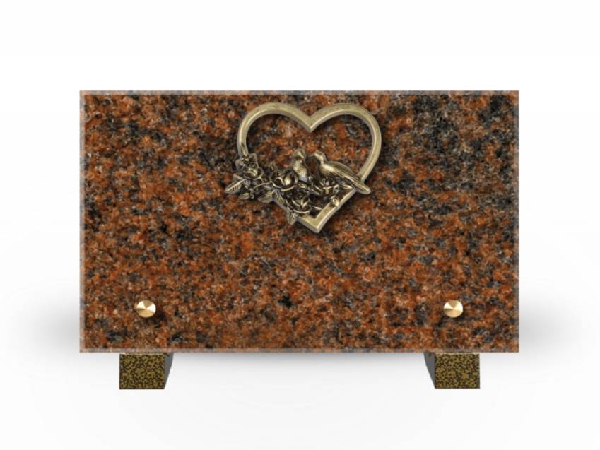 Plaque Granit Rectangle souvenir