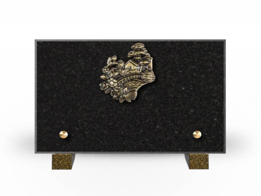 Plaque Granit Rectangle souvenir