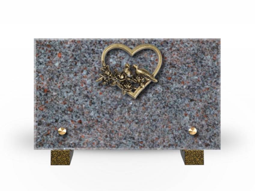 Plaque Granit Rectangle souvenir